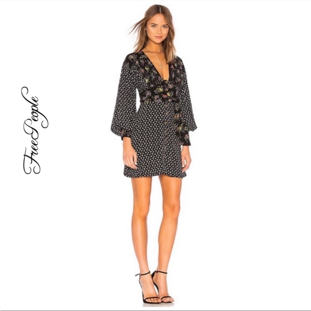 NWT Free People Wonderland Mini Dress